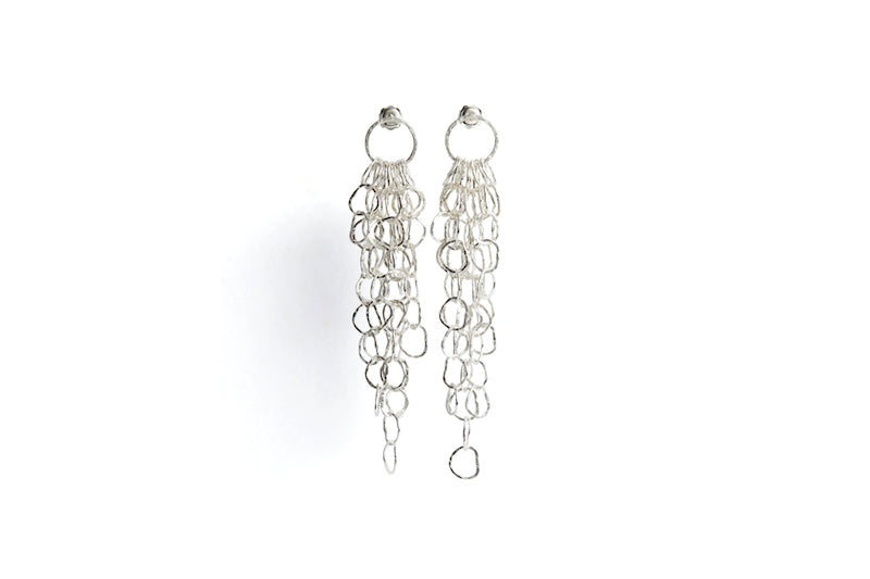 AFIOK LARGE CASCADE EARRINGS